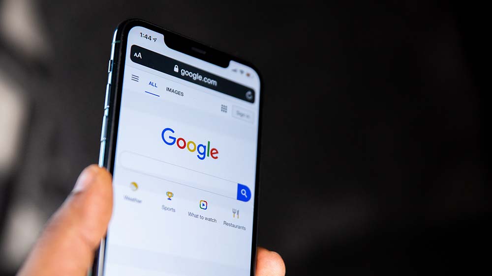 Smartphone Google Search