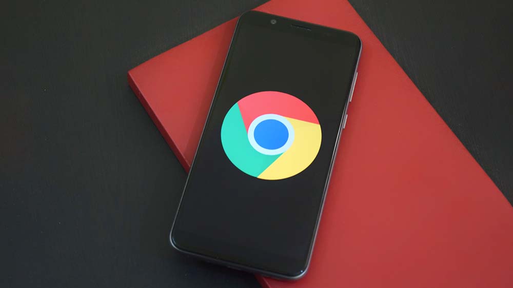 Smartphone Goolge Chrome Logo